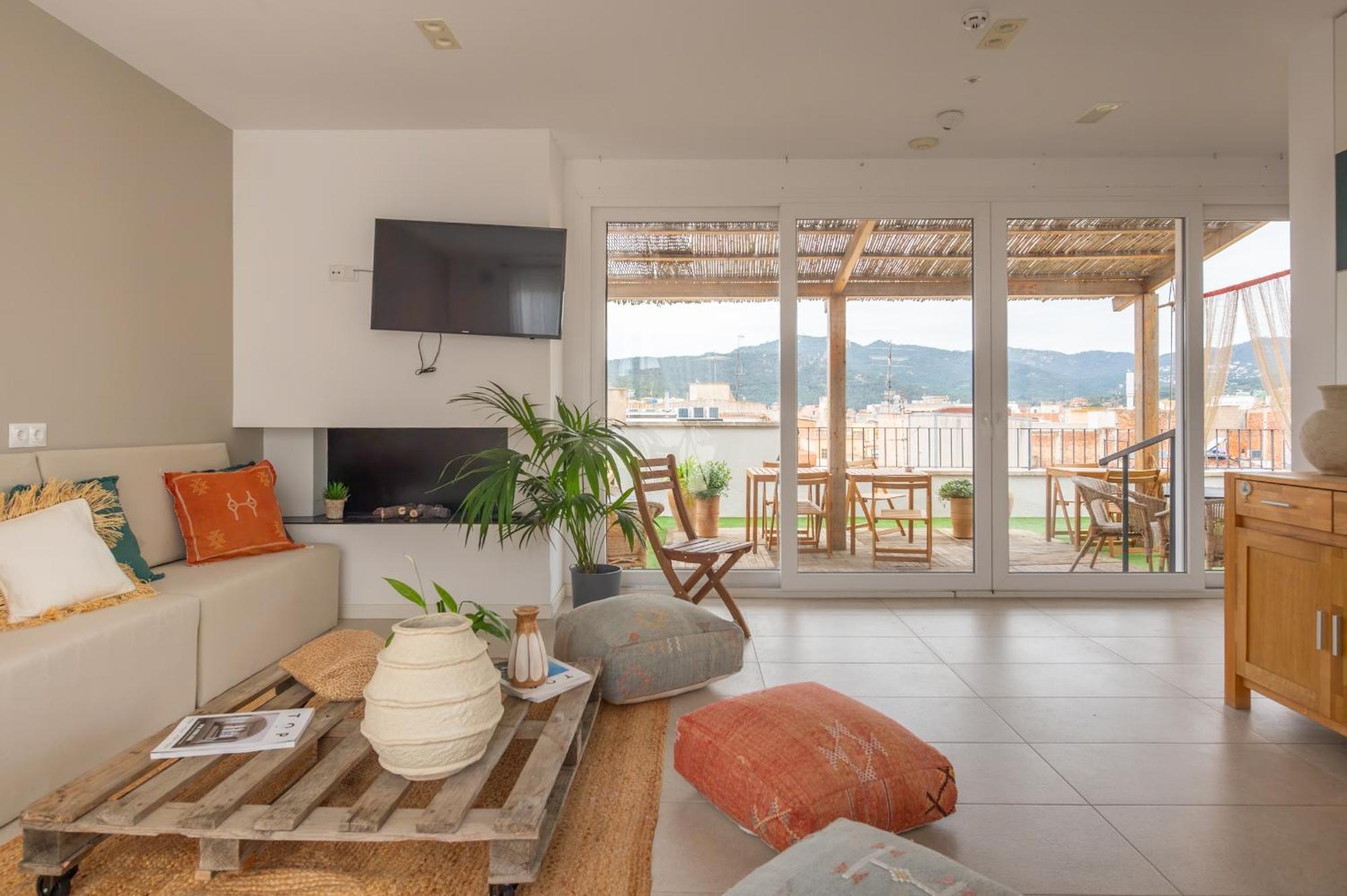Hostal Boutique Es Portalet Сан-Фелиу-де-Гишольс Экстерьер фото